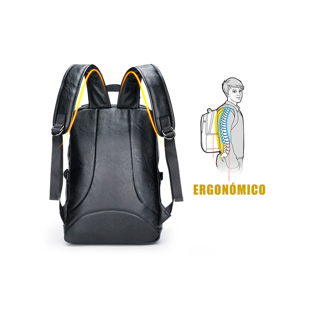 Mochila vinipiel NEGRA