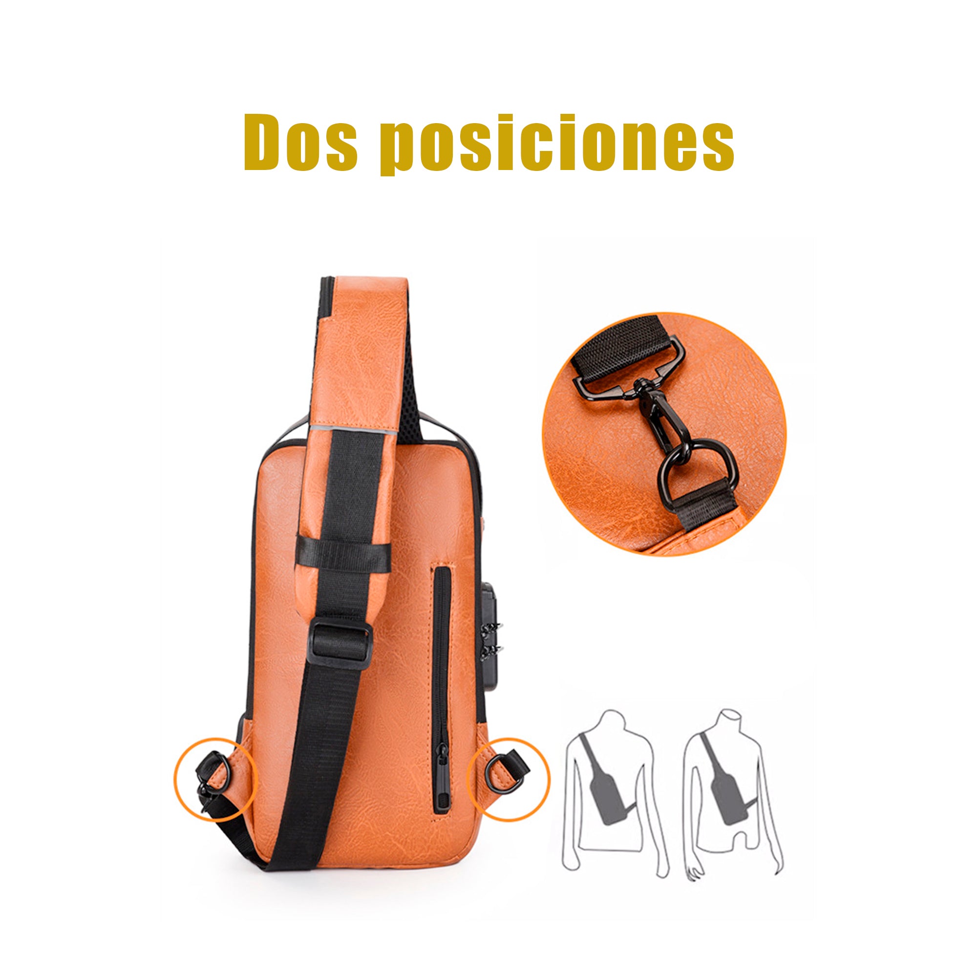 Pechera Antirrobo con Candado USB