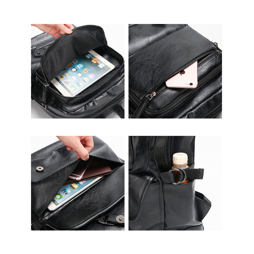 Mochila vinipiel NEGRA