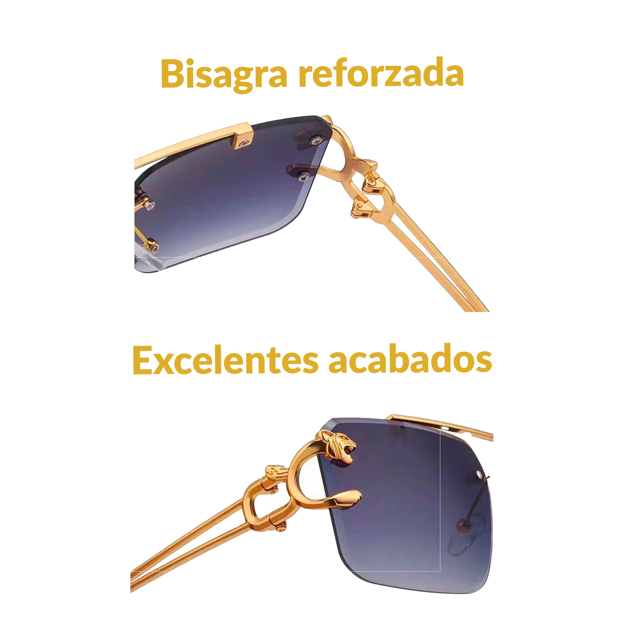Gafas de sol jaguar rectangulares - 2525