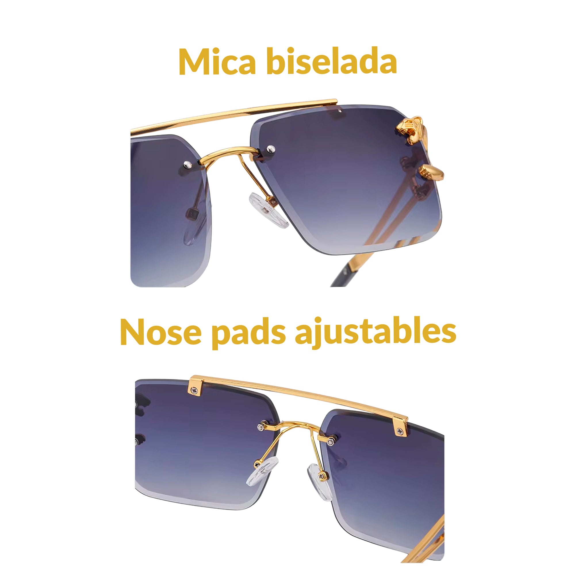 Gafas de sol jaguar rectangulares - 2525