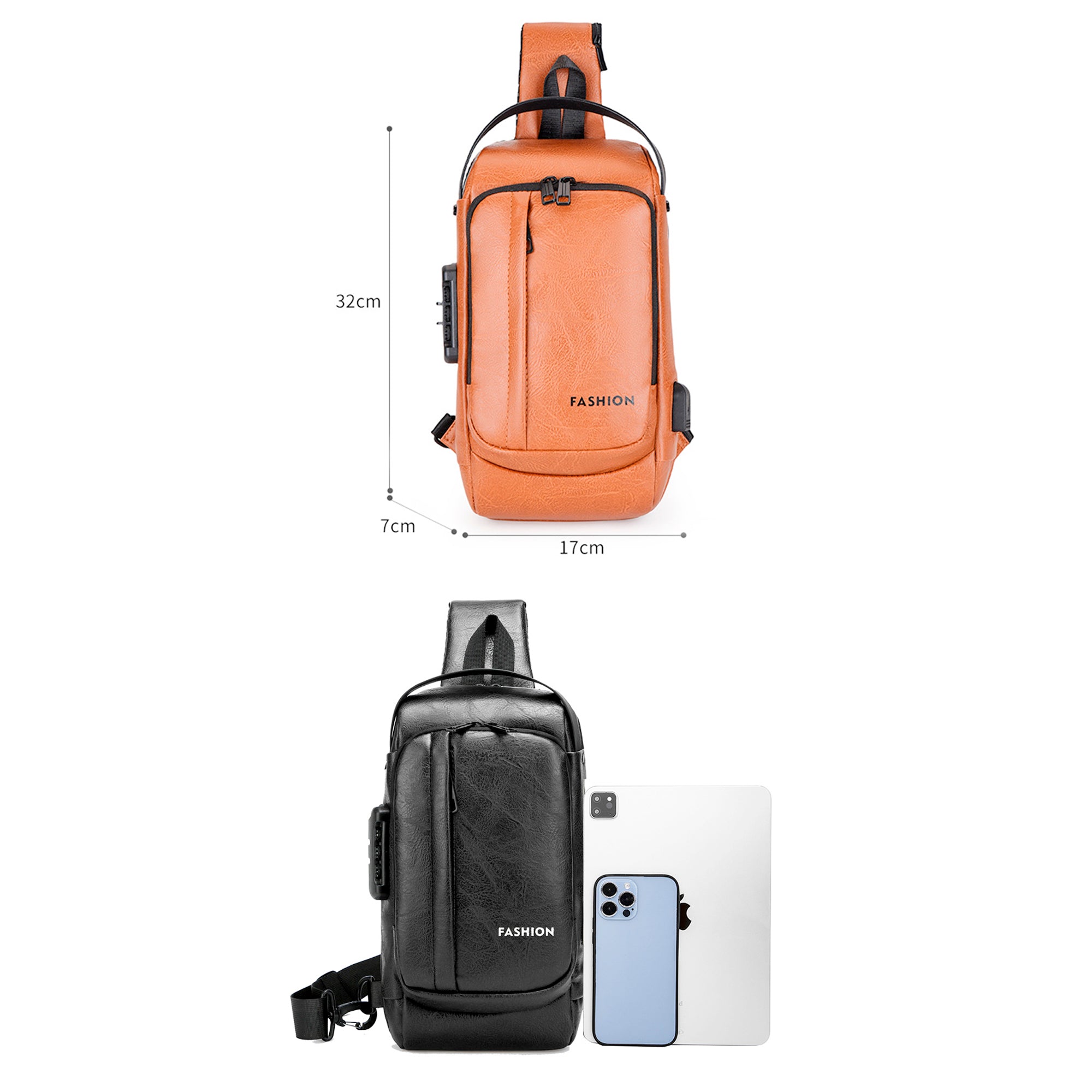 Pechera Antirrobo con Candado USB