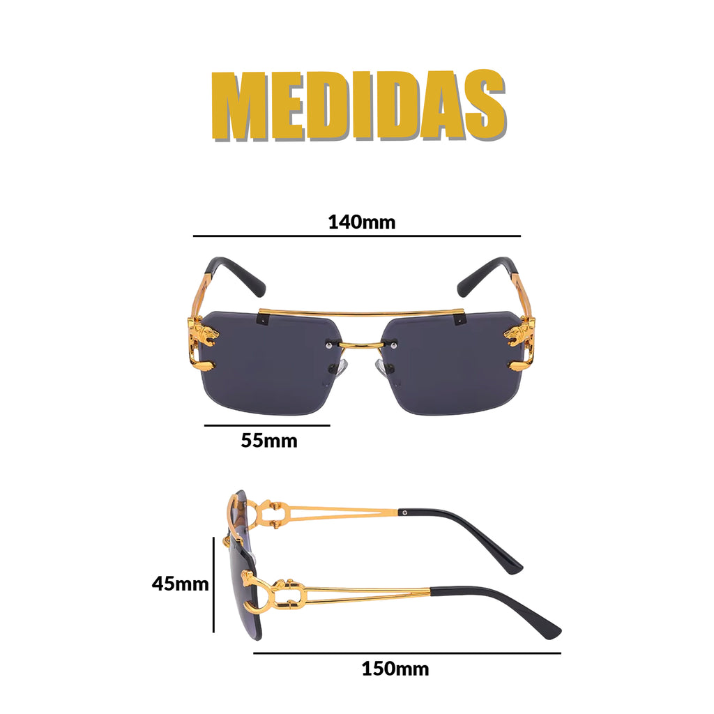 Gafas de sol jaguar rectangulares - 2525