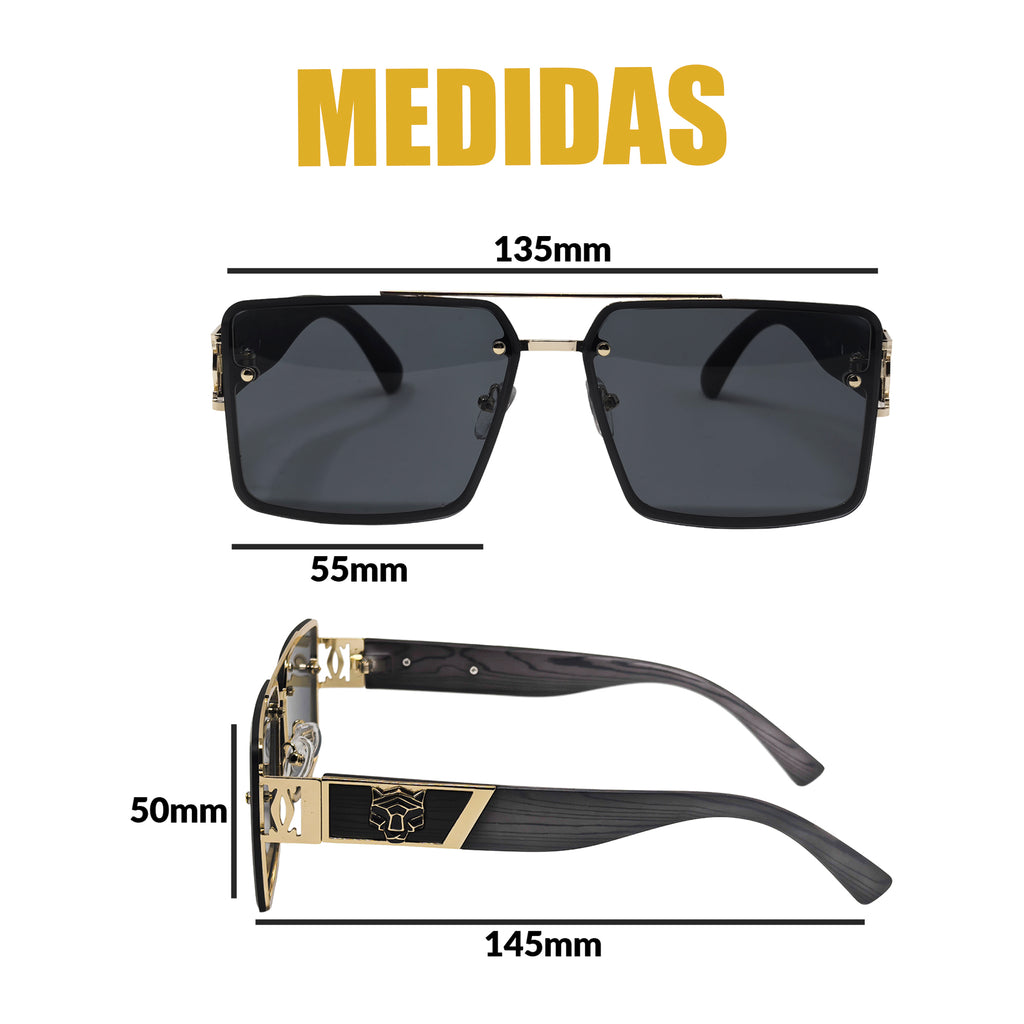 Gafas de sol jaguar cuadradas - 9595