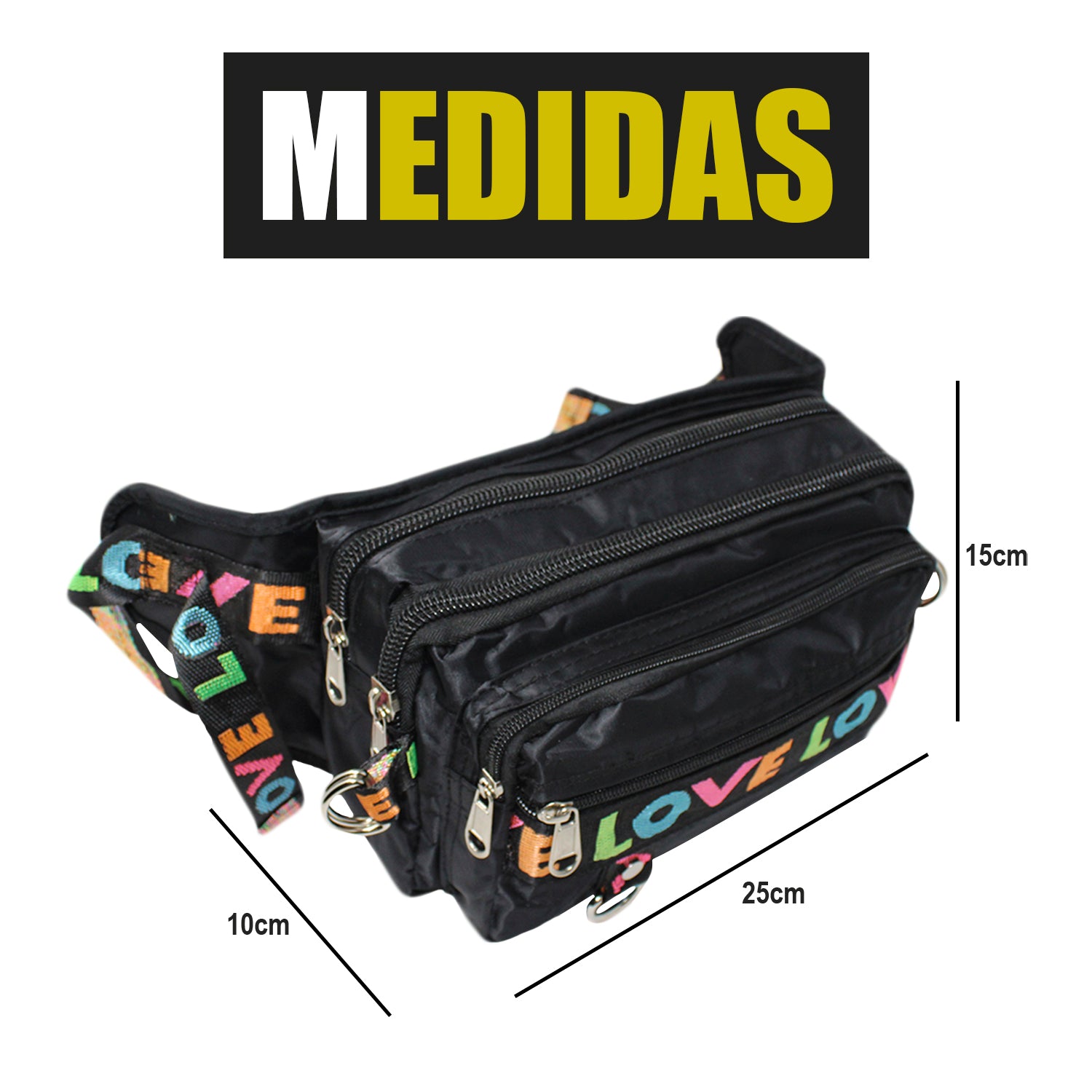 Cangurera impermeable LOVE - 8441